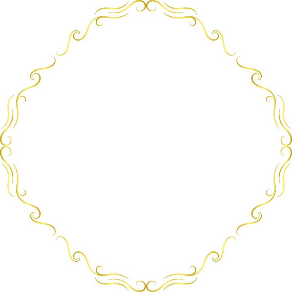 Gold Ornament Crop-out png