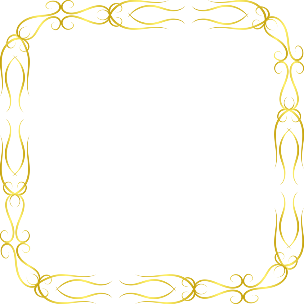 Gold Ornament Crop-out png