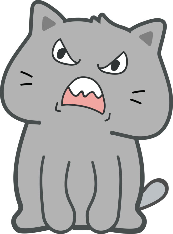 katzen-cartoon-figur-crop-out png