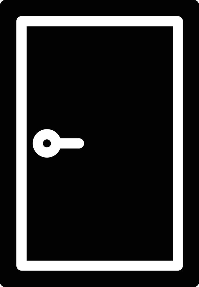 diseño de icono de vector de puerta cerrada