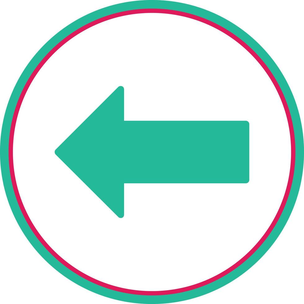 Long Arrow Alt Left Vector Icon Design