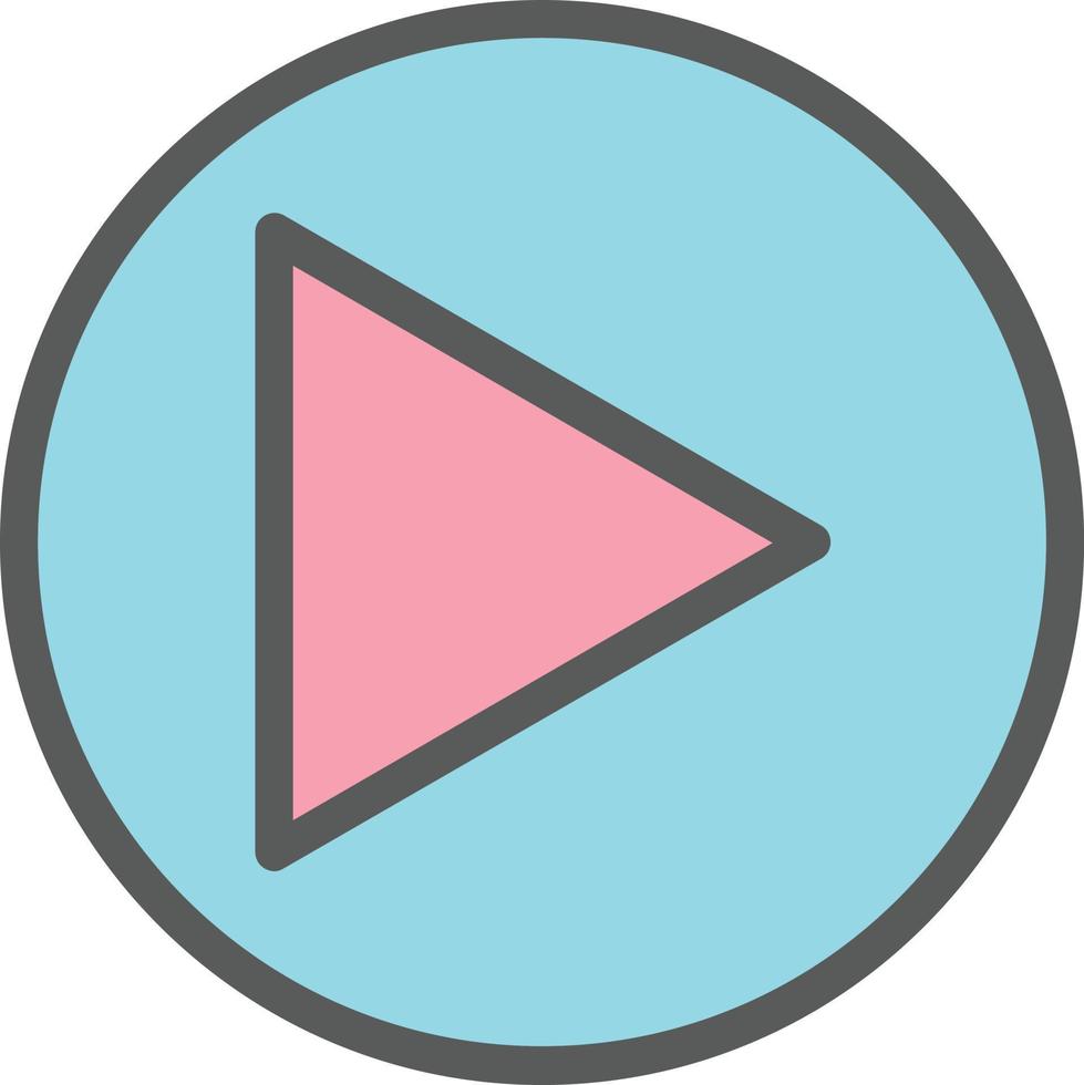 Play Circle Vector Icon Design