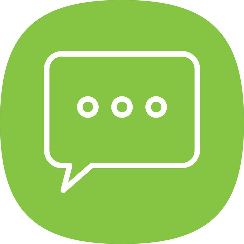 Comment Dots Vector Icon Design