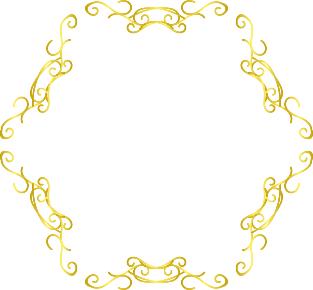 Gold Ornament Crop-out png