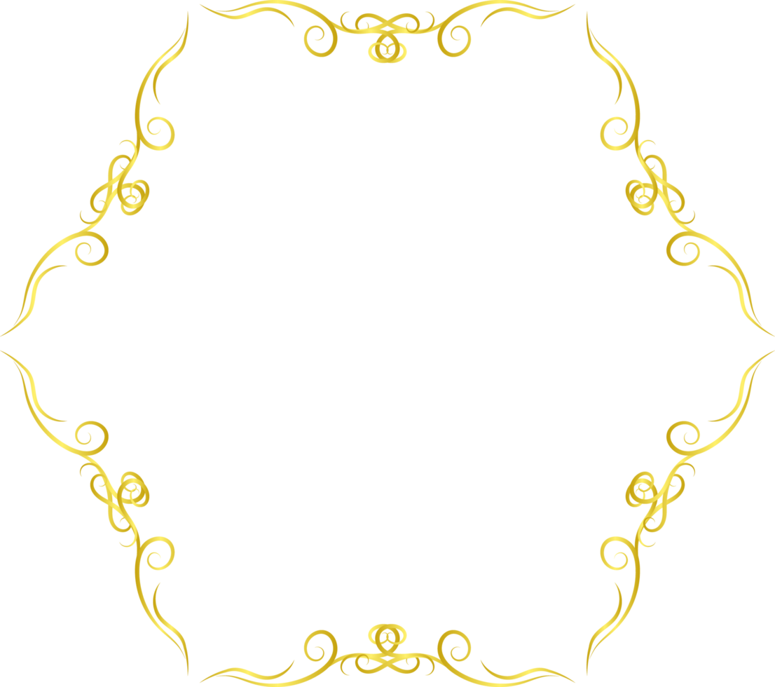 Gold Ornament Crop-out png