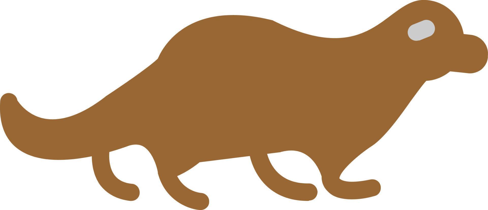 diseño de icono de vector de nutria