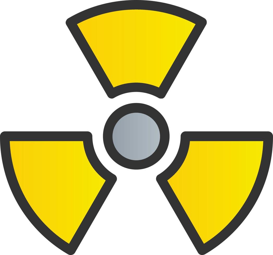 Radiation Vector Icon Design