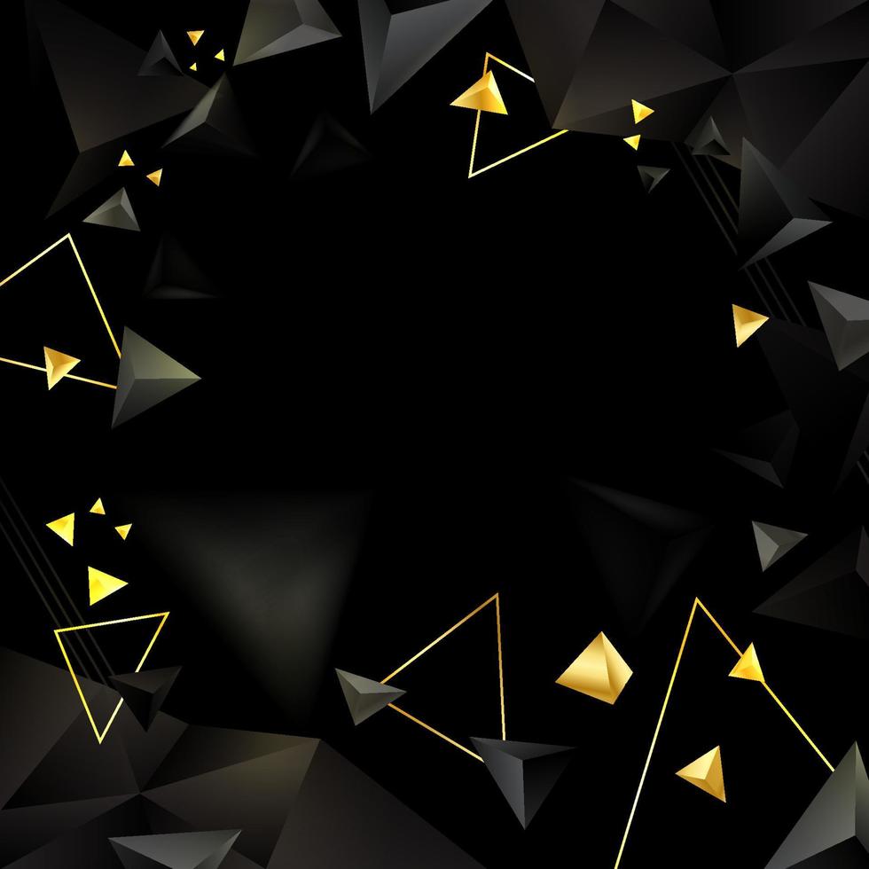 Stylish Colorful Glowing Black Abstract Background vector