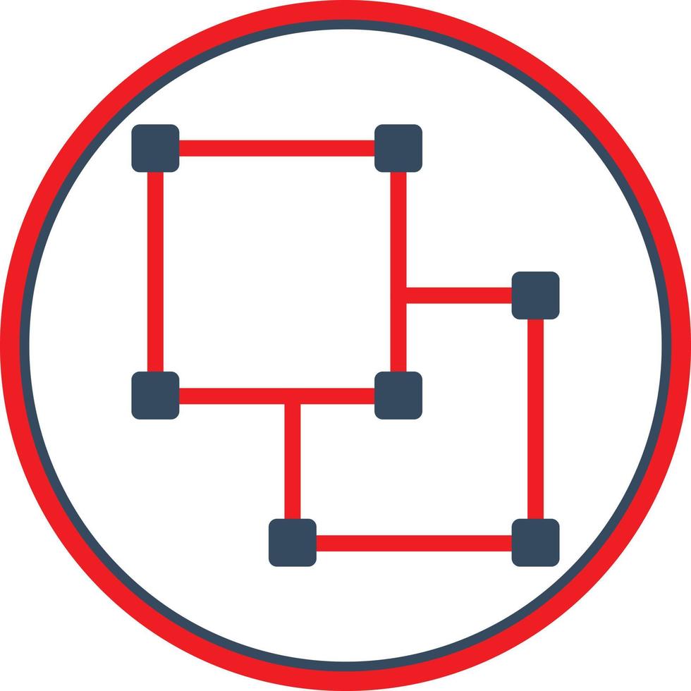 Object Ungroup Vector Icon Design