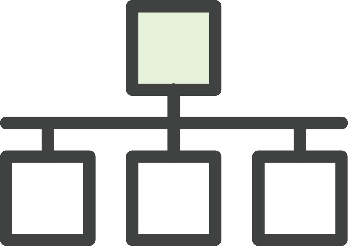 Network Wired Vector Icon Design