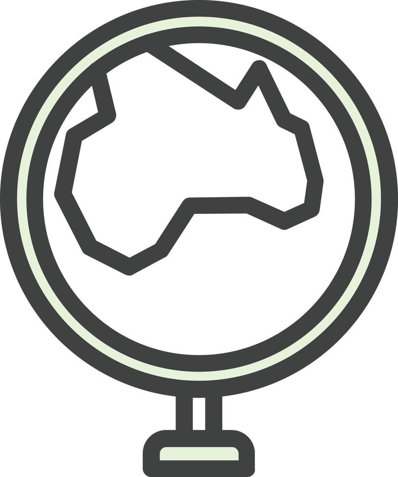 Globe Americas Vector Icon Design