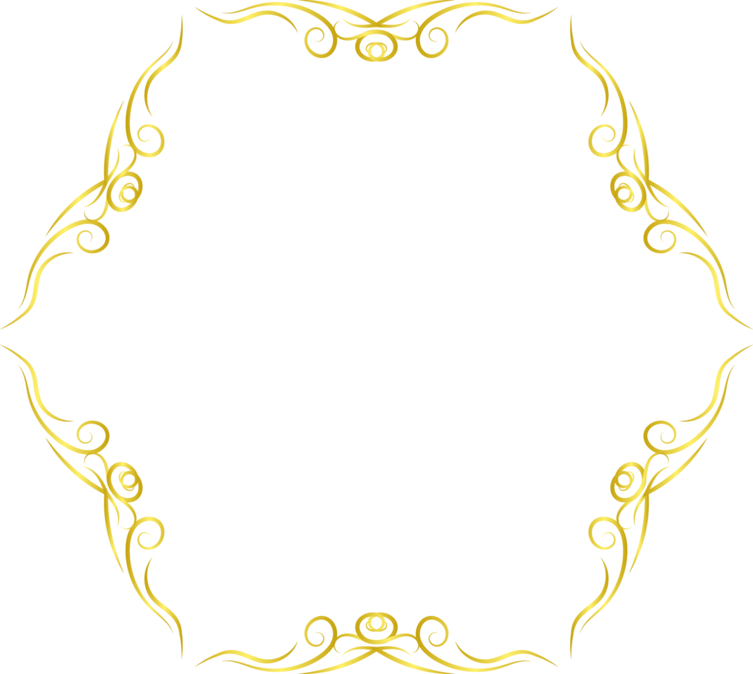 Gold Ornament Crop-out png