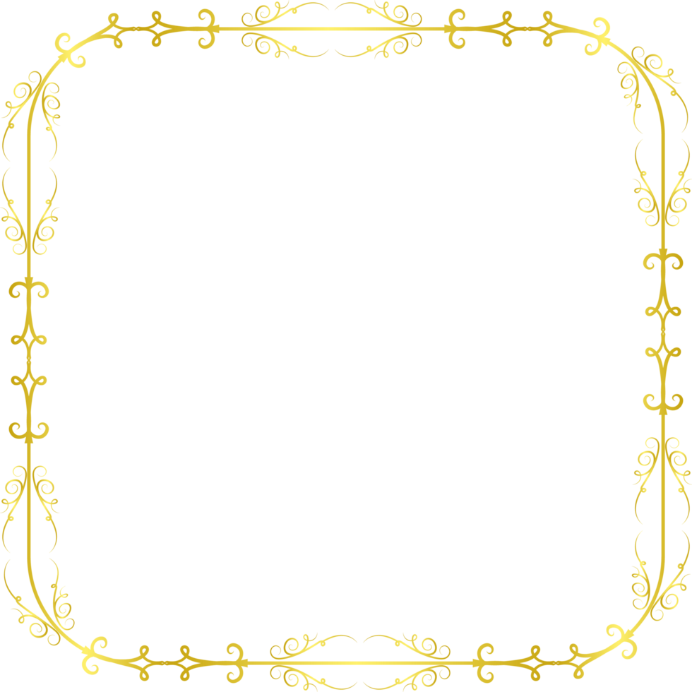 Gold Ornament Crop-out png