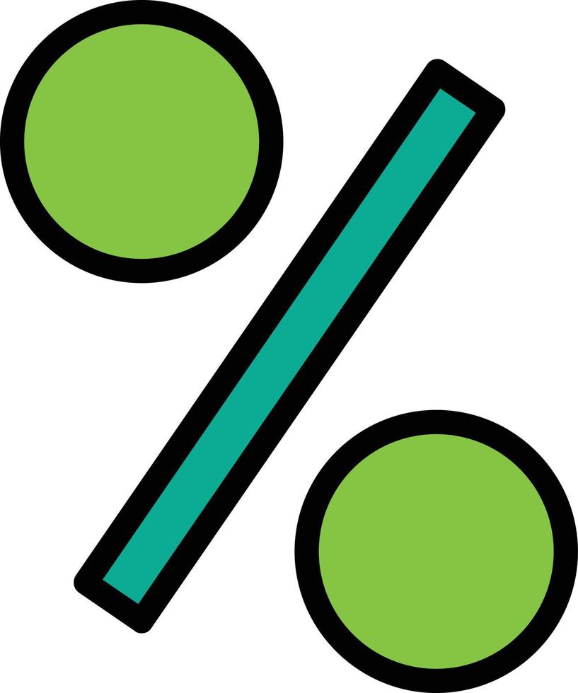 Percentage Vector Icon Design
