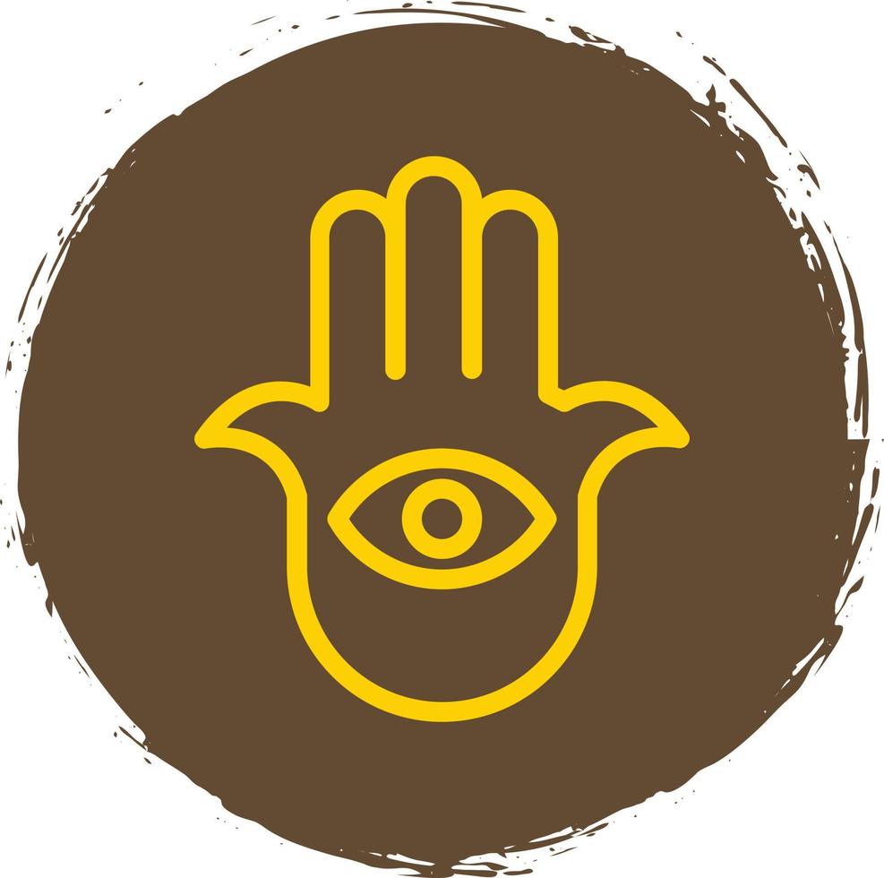 Hamsa Vector Icon Design