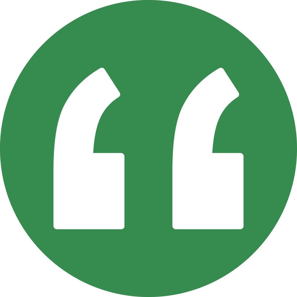 Quote Left Vector Icon Design