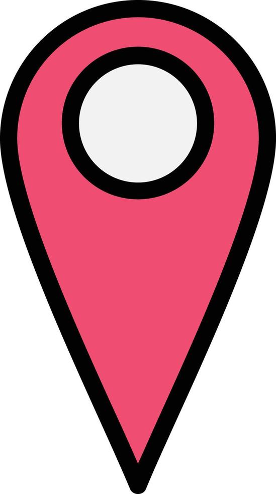 diseño de icono de vector de marcador de mapa