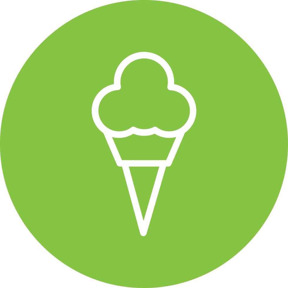 Ice Cream Vector Icon Design