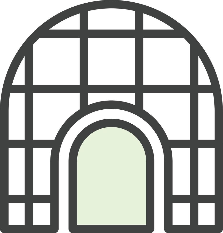 Igloo Vector Icon Design