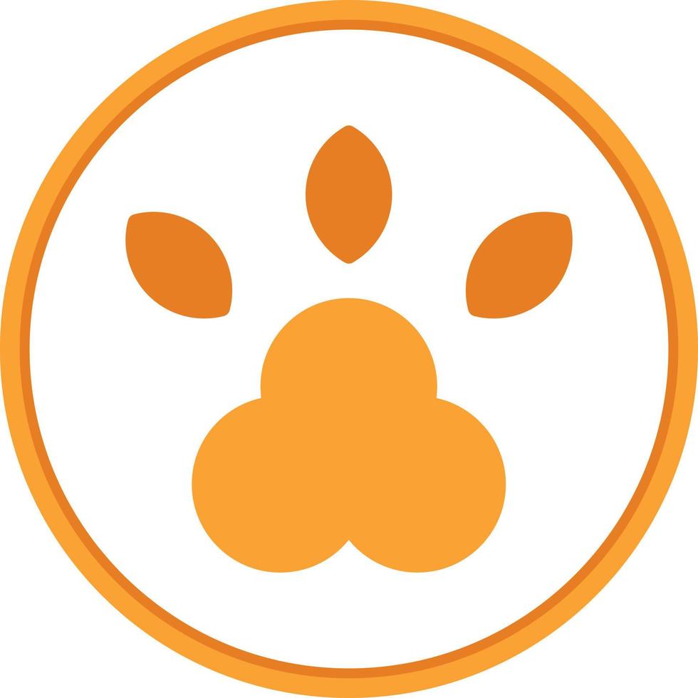 Paw Vector Icon Design