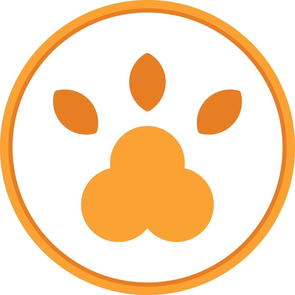 Paw Vector Icon Design