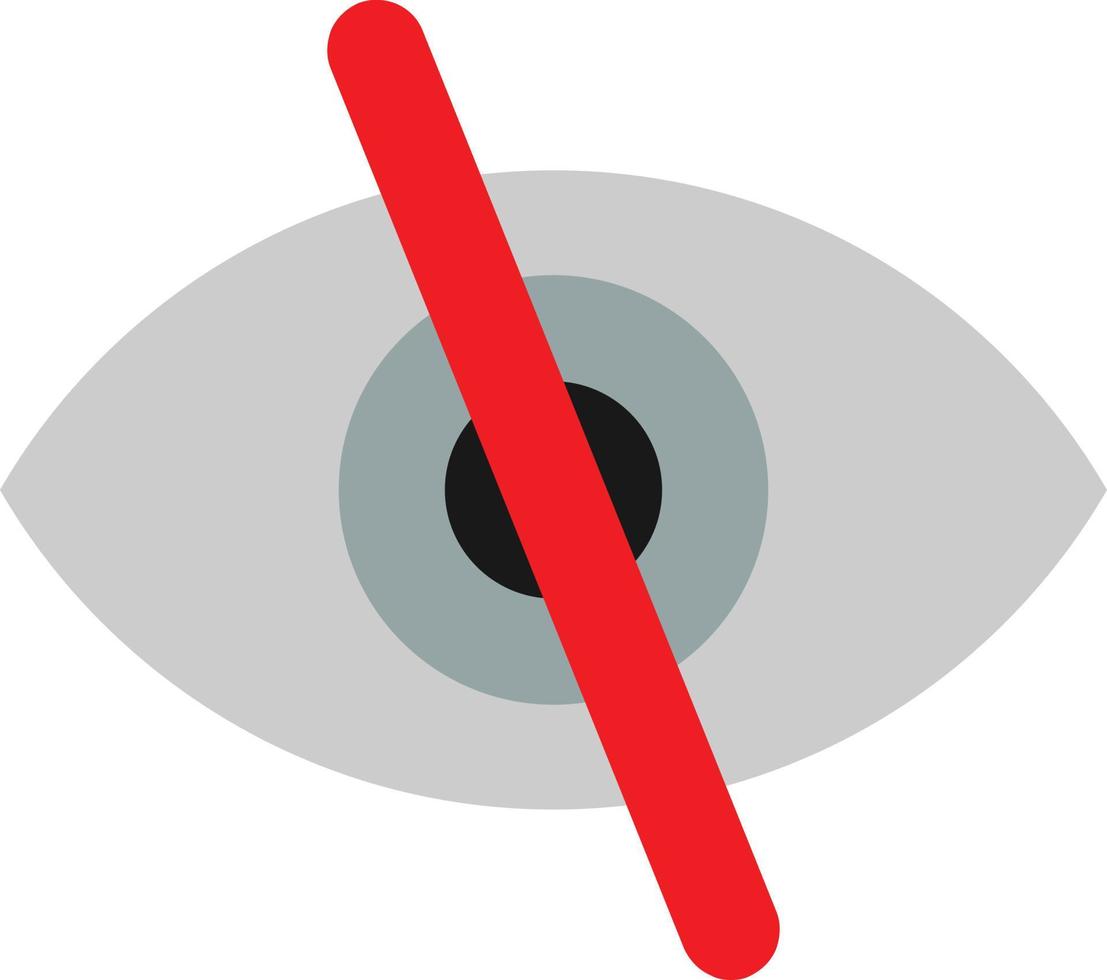 diseño de icono de vector de barra de ojo