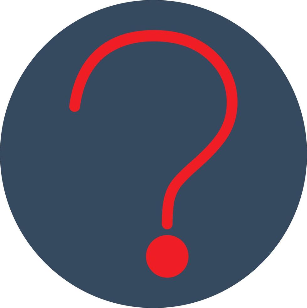 Question Circle Vector Icon Design