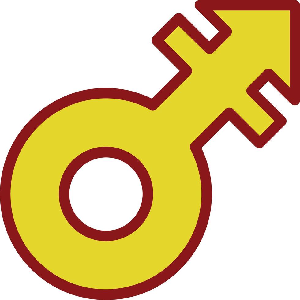 Mars Stroke Vector Icon Design