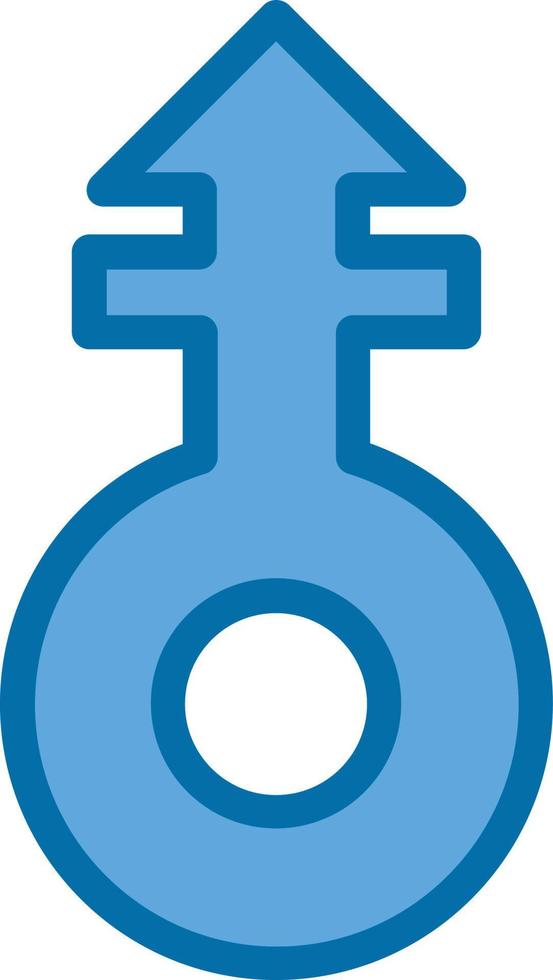 Mars Stroke V Vector Icon Design