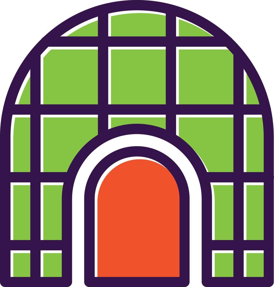 Igloo Vector Icon Design