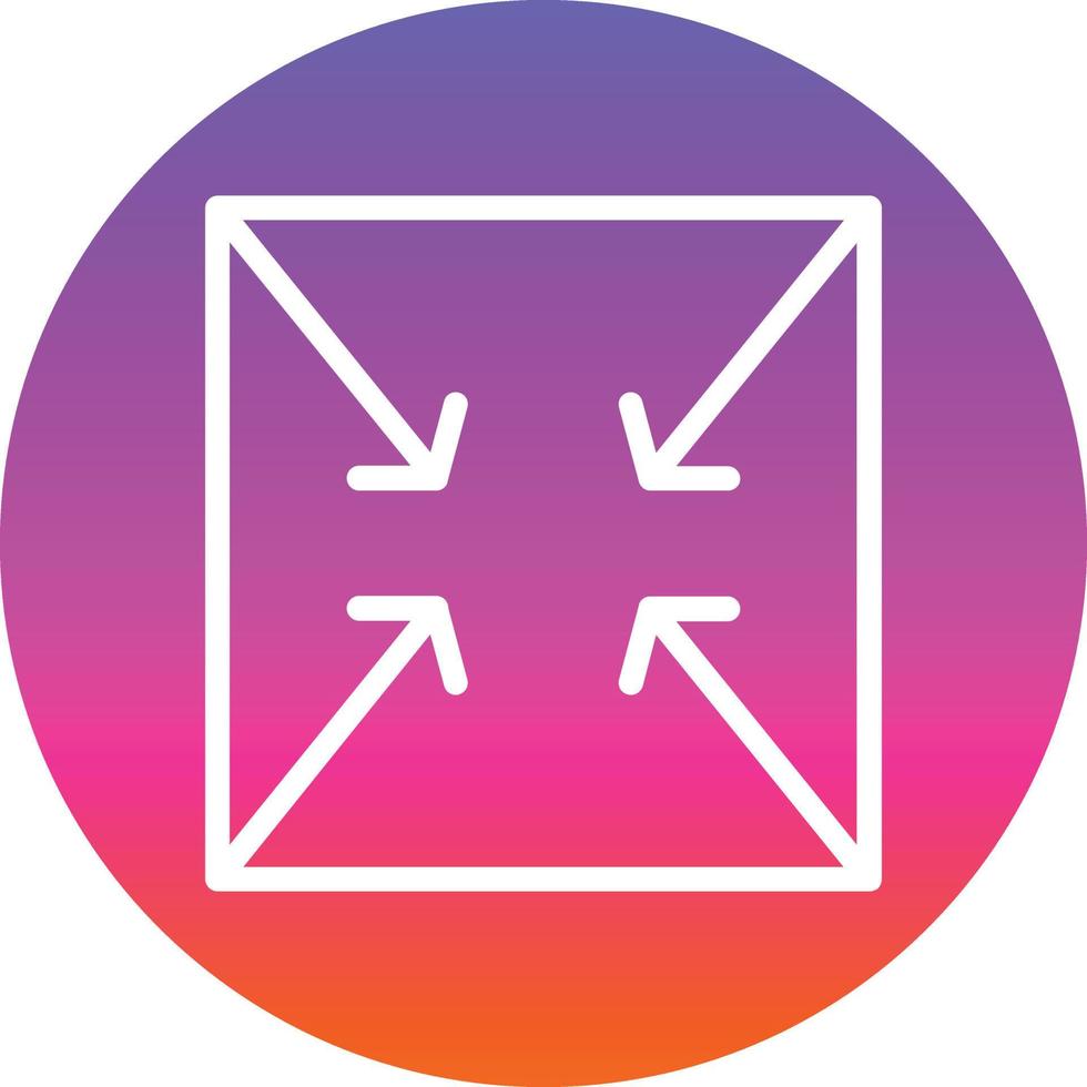 Compress Arrows Alt Vector Icon Design