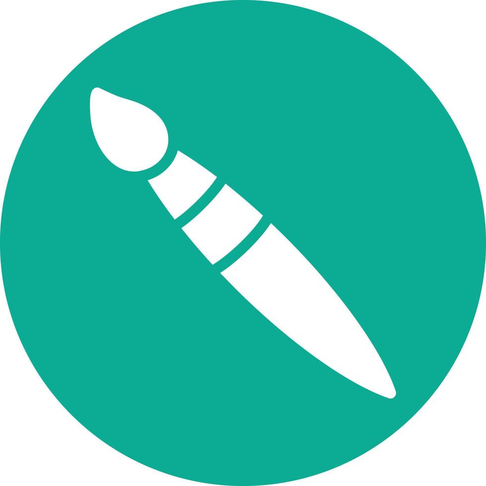 Paint Brush Vector Icon Design