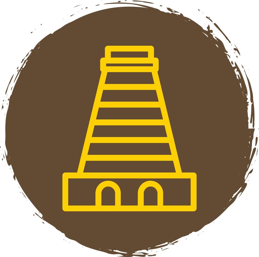 Gopuram Vector Icon Design