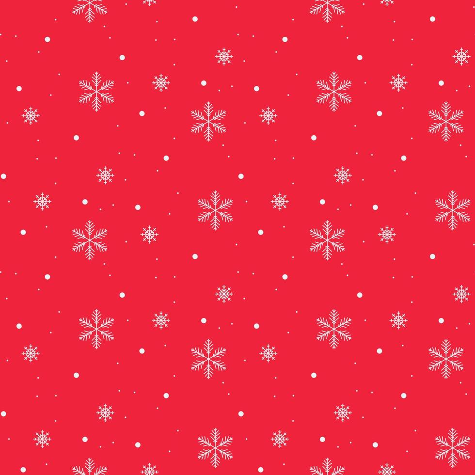 pattern with snowflakes vector