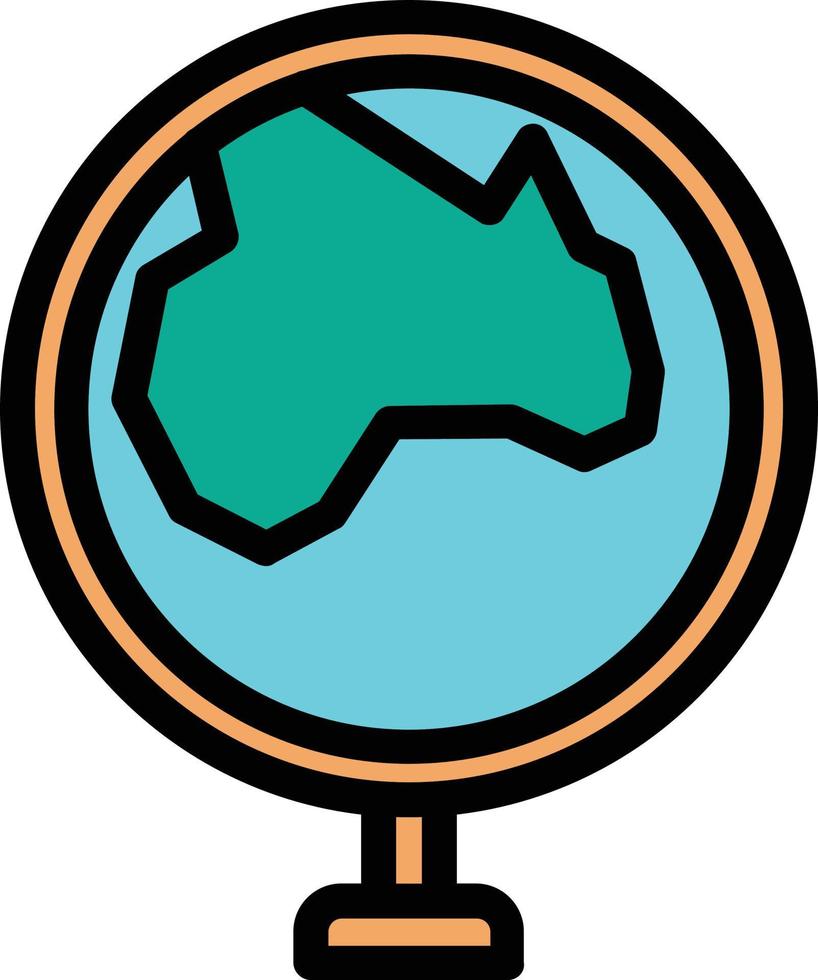 Globe Americas Vector Icon Design