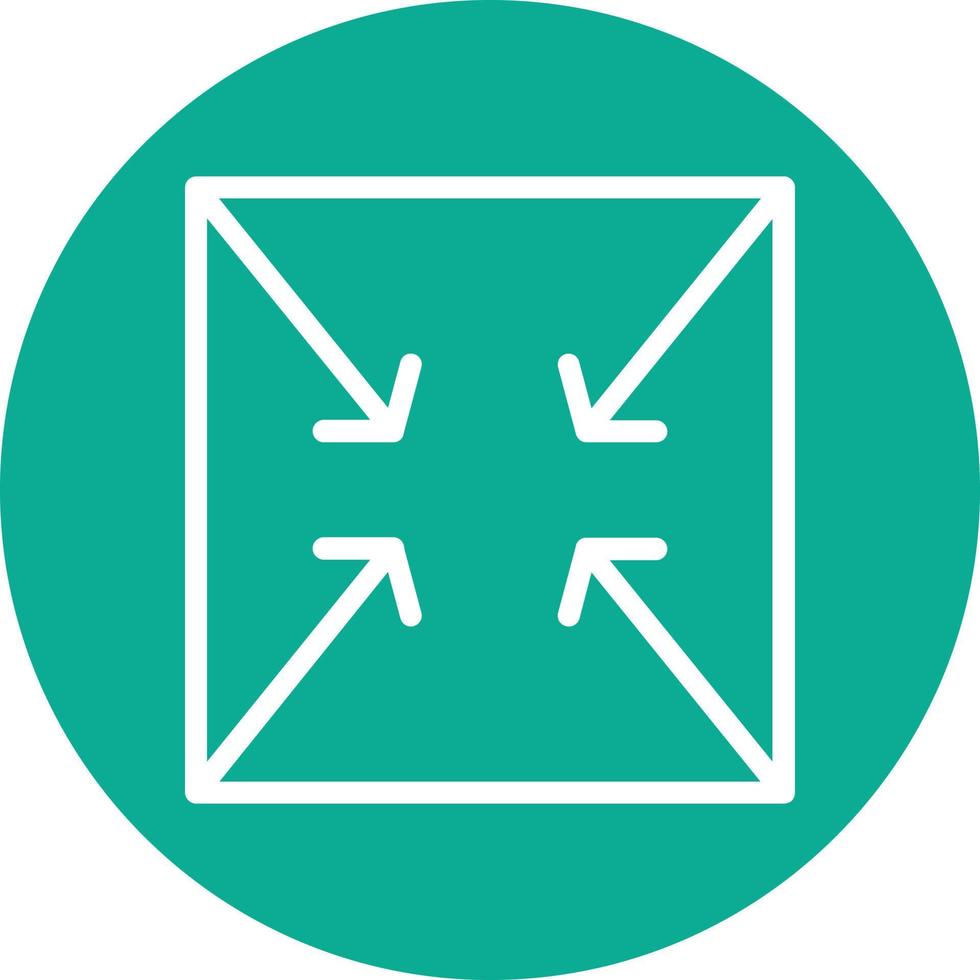 Compress Arrows Alt Vector Icon Design