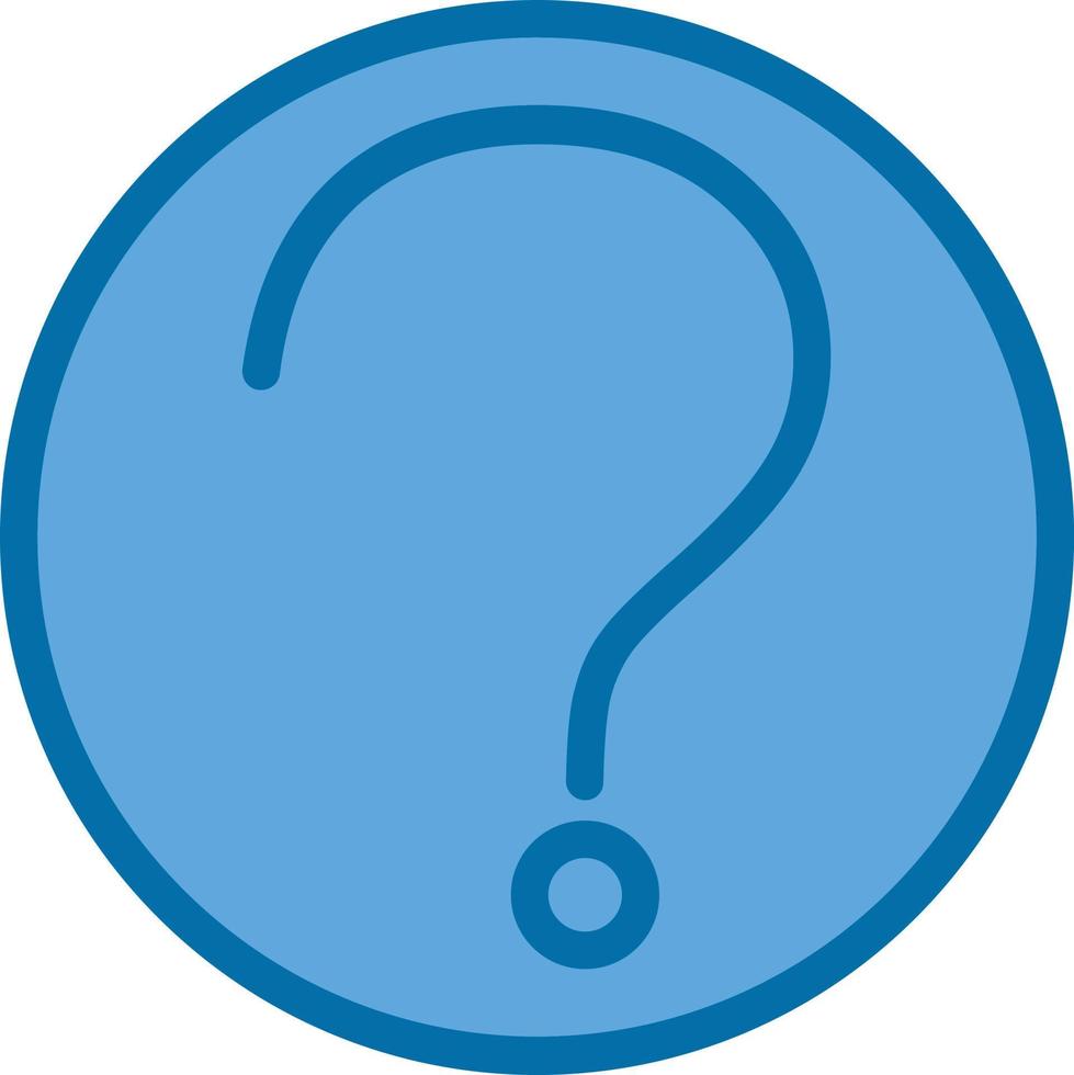 Question Circle Vector Icon Design