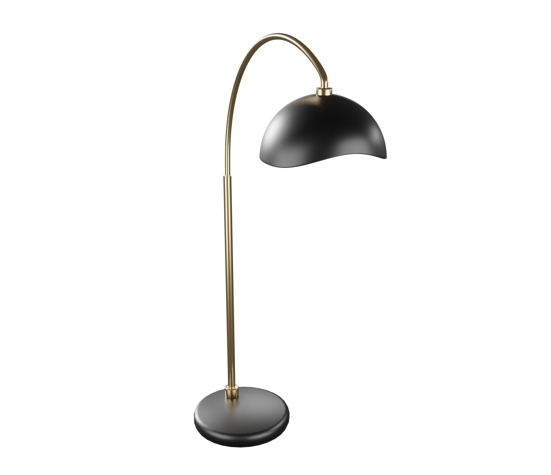 3D Floor lamp on transparent background. Realistic Detailed 3d. 3D
