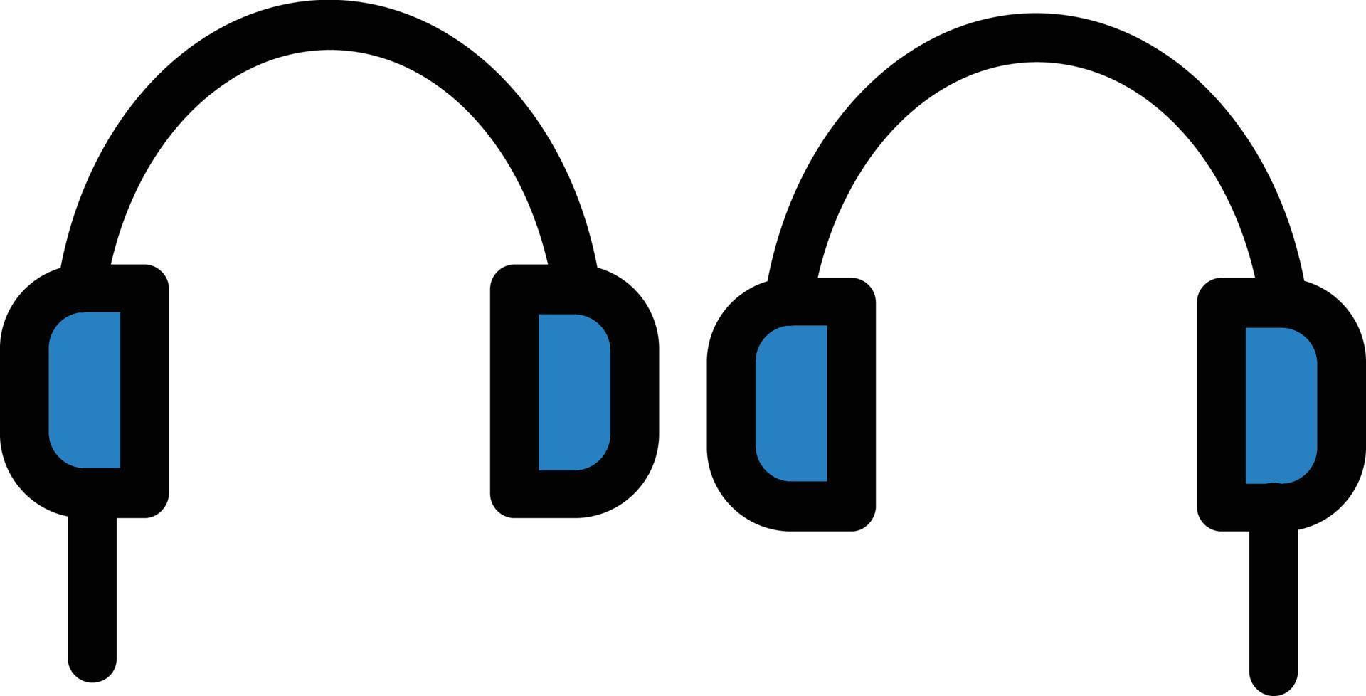 diseño de icono de vector alt de auriculares