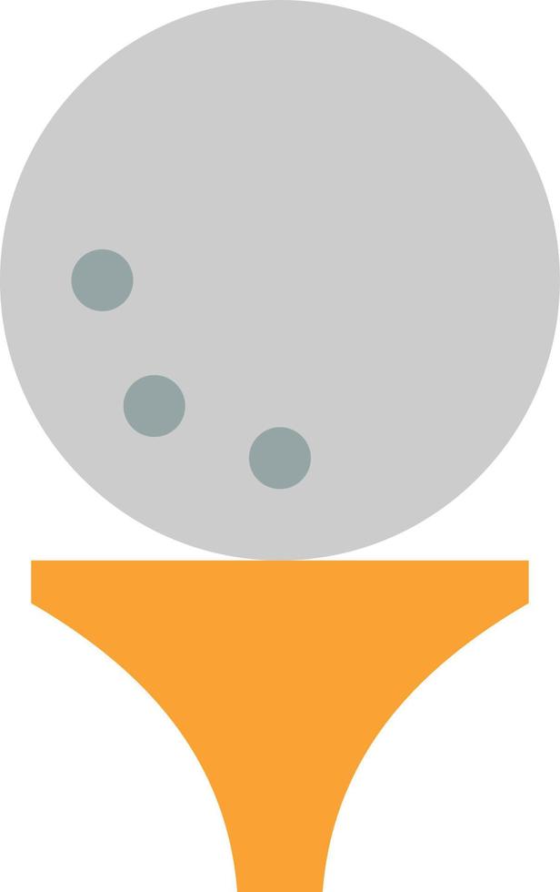 diseño de icono de vector de pelota de golf