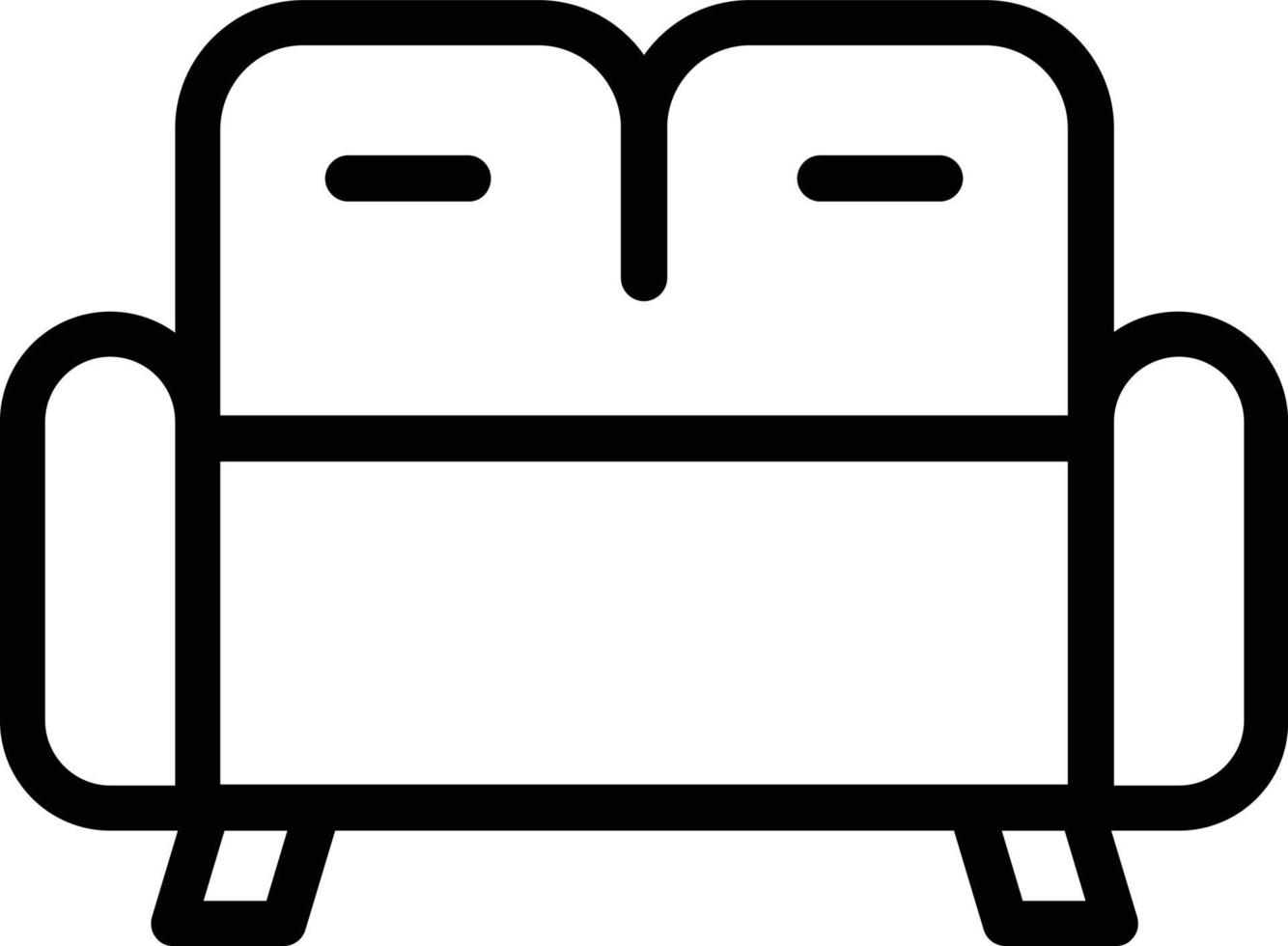 Couch Vector Icon Design