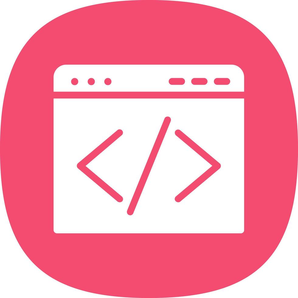 Code Vector Icon Design