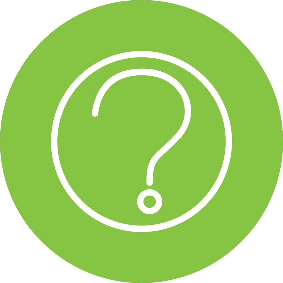 Question Circle Vector Icon Design