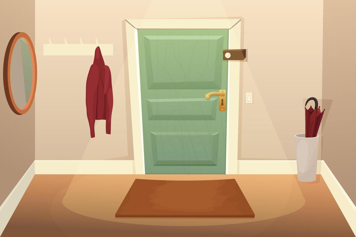 Hallway with locked door, interior with mirror, hanger in cartoon style, cute details with shadow. Stylish modern apartment, background. Vector illustration 14976059 Vector Art at Vecteezy Hallway with locked door, interior with mirror, hanger in cartoon style, cute details with shadow. Stylish modern apartment, background. Vector illustration 14976059 Vector Art at Vecteezy