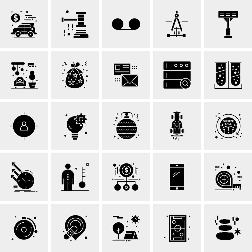 25 Universal Business Icons Vector Creative Icon Illustration to use in web and Mobile Related project