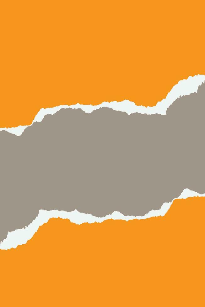 Banner design torn paper edges vector