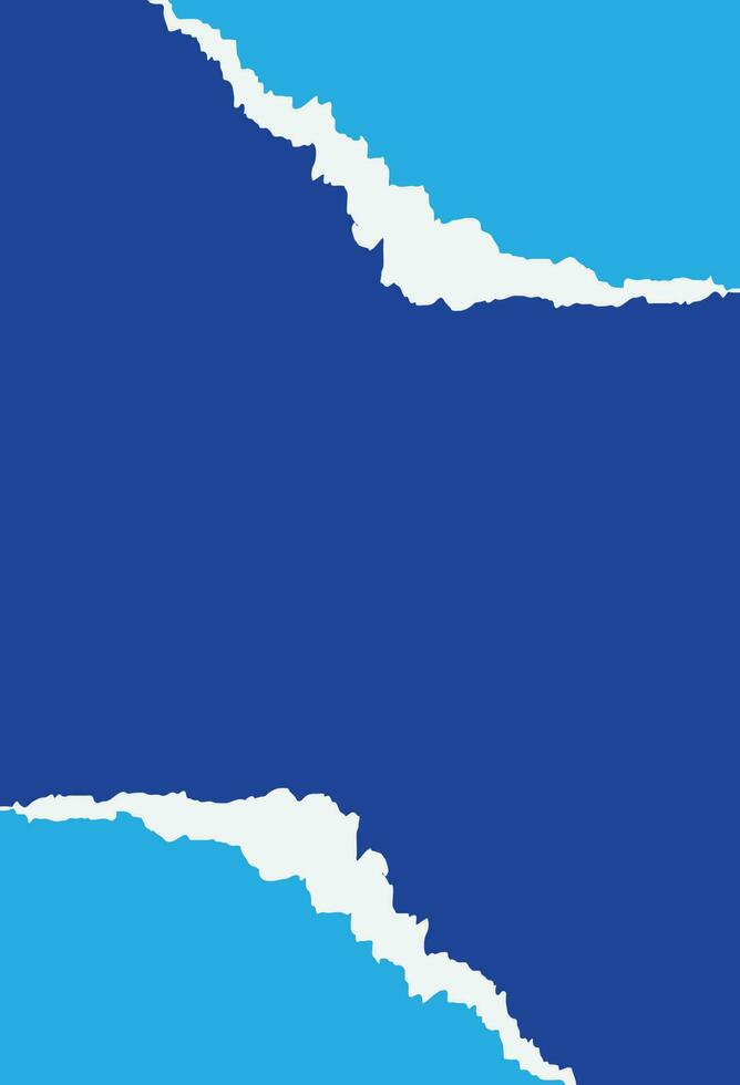 Torn paper design template vector
