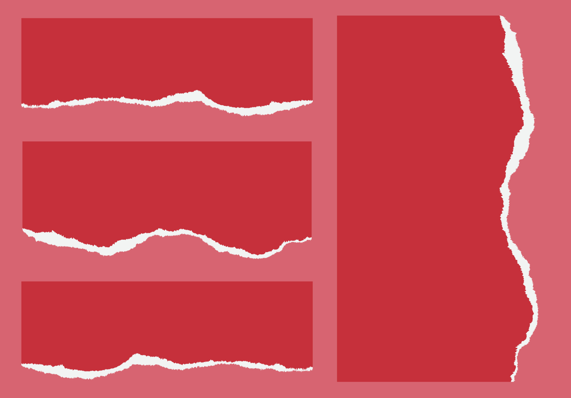 Vector red color edge paper template set 14977060 Vector Art at Vecteezy