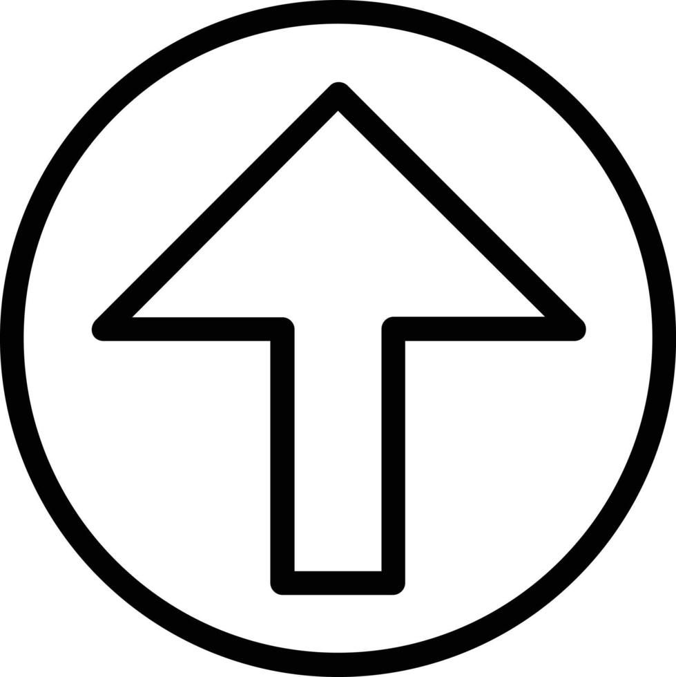 Arrow Alt Circle Up Vector Icon Design