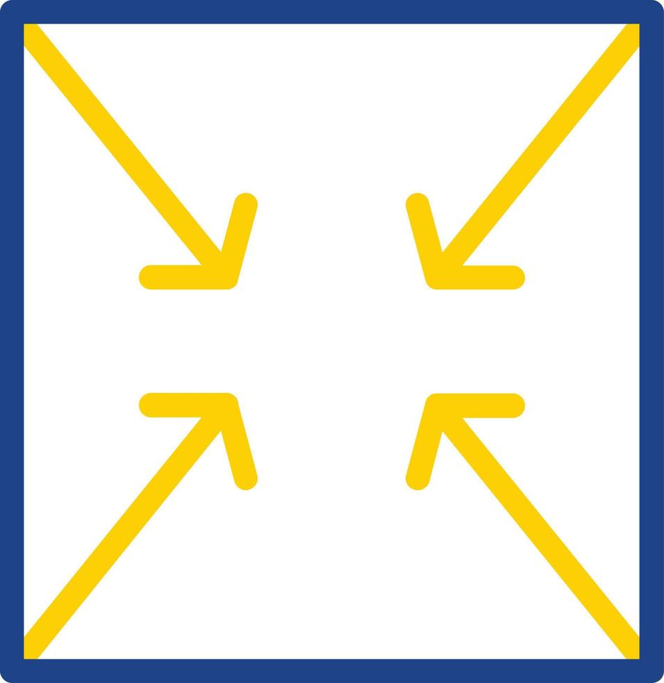 Compress Arrows Alt Vector Icon Design